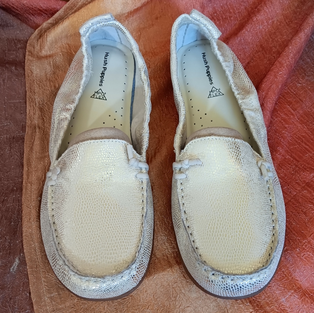 Hush Puppies Snake Skin Print Loafers